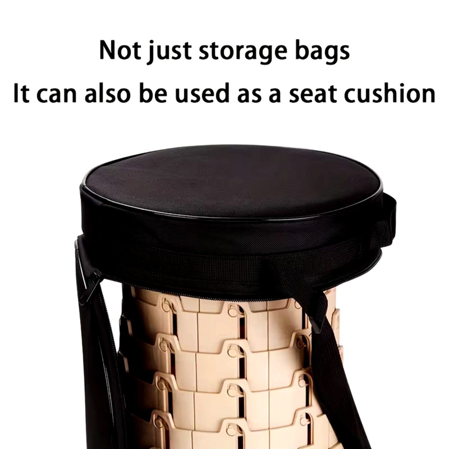 SeatGo Foldable Portable Stool + Cover & Strap included